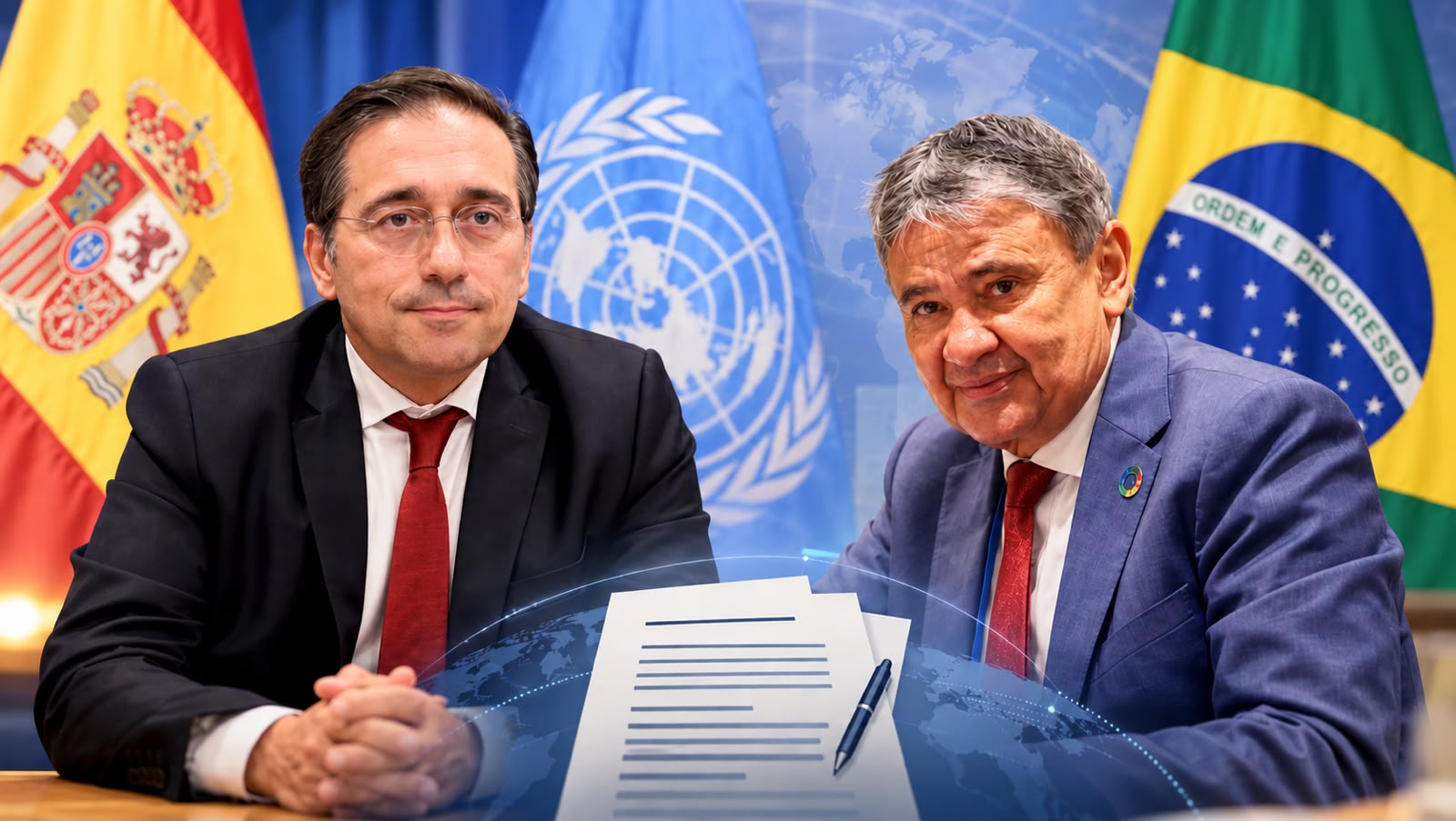 Wellington publica artigo na Espanha com chanceler espanhol sobre combate à fome e Agenda 2030
