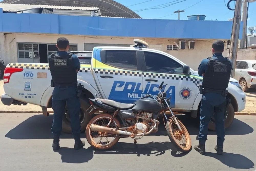 PM apreende motocicleta com sinais de adulteração