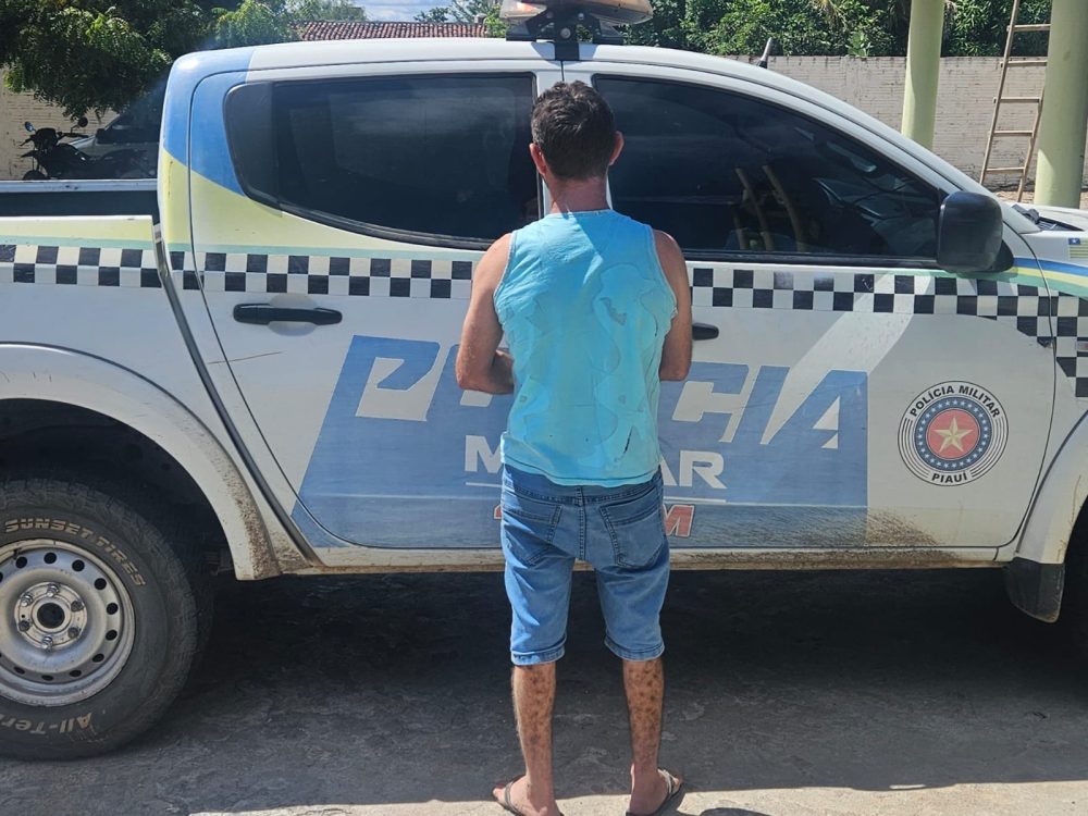 PM conduz suspeito de agredir ex-companheira em Pio IX